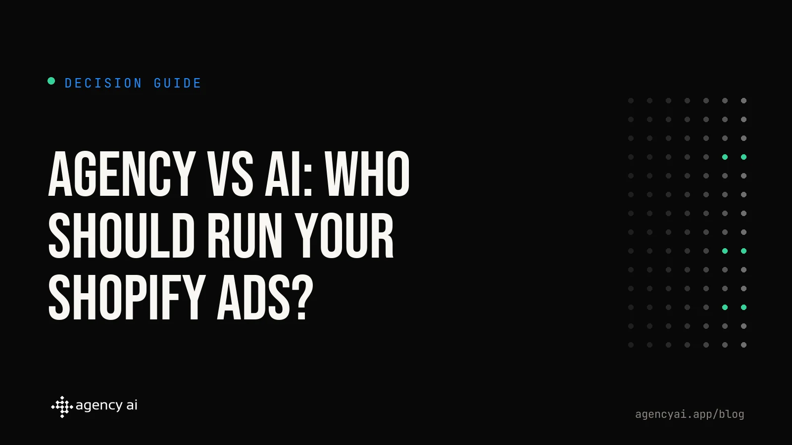 Facebook ads agency pricing compared with AI tools